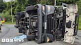 Scotch Corner: Lorry driver banned after HGV overturned