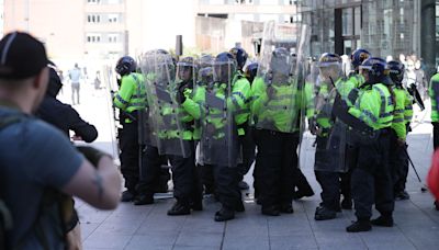 Police officers injured in Plymouth as violence continues for seventh day