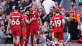 El Liverpool en un festival de goles vence al Tottenham