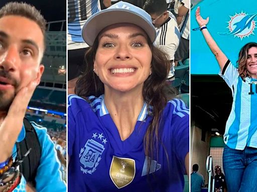 La euforia de los famosos tras el triunfo de la Selección Argentina en la Copa América