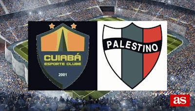 Cuiabá vs Palestino: estadísticas previas y datos en directo | Copa Sudamericana 2024