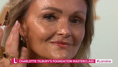 Charlotte Tilbury's glowy makeup on Lorraine slammed by viewers