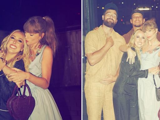 Taylor Swift shows love to pregnant Brittany Mahomes during double date with Travis Kelce