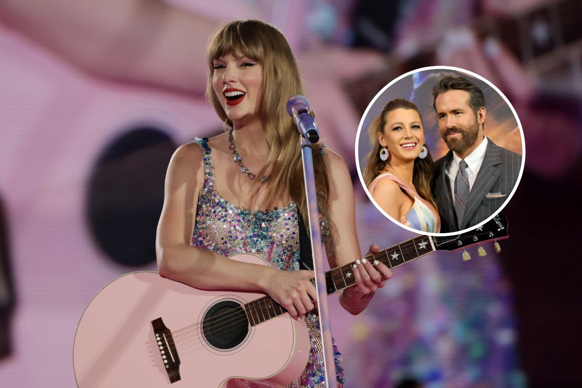 Taylor Swift shouts out Blake Lively, Ryan Reynolds' kids during concert