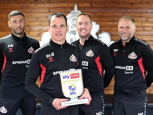 Sunderland boss Le Bris hopes Manager of the Month award is 'just the start'