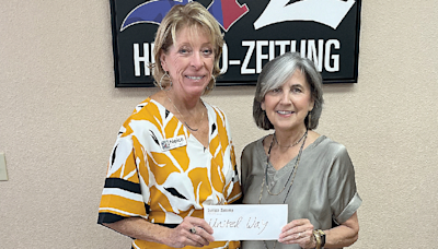 New Braunfels Herald-Zeitung donates $7.5K to United Way of Comal County