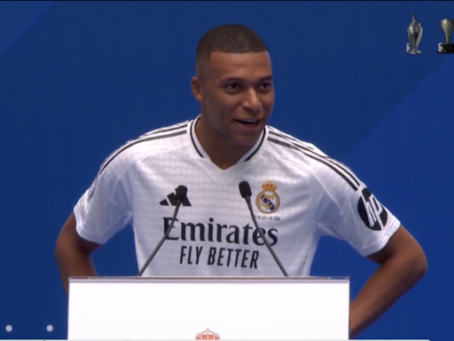 Kylian Mbappé desata la locura en su presentación como nuevo jugador del Real Madrid