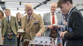 King meets next generation of engineers during visit to industry hub