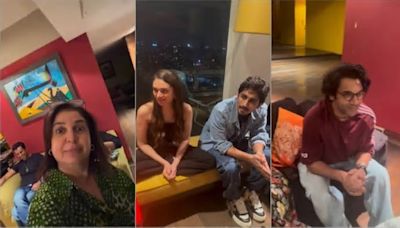 Farah Khan hosts dinner at home. Aditi-Siddharth, Rajkummar-Patralekhaa attend