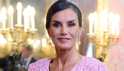 Queen Letizia's slinky dress looks like tin foil - in the best, most chic way