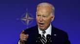 Ukraine will stop Putin, Biden tells NATO in forceful speech