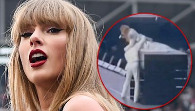 Taylor Swift Gets Stuck on Platform During Dublin Concert, Dancer Assists