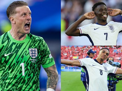 England player ratings vs Switzerland: Jordan Pickford the penalty hero as star boy Bukayo Saka exorcises his shootout demons after superb showing in Euro 2024 quarter-final | Goal.com South Africa