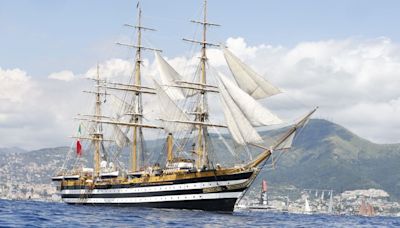 Amerigo Vespucci, 'world's most beautiful ship,' docking in Los Angeles