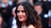 Salma Hayek Is a Total Bombshell in Skintight Crimson Dress on the Red Carpet