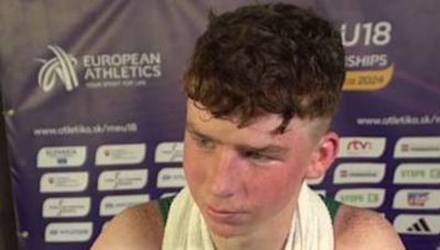 Séamus Clarke wins race walk silver at European U-18 Championships