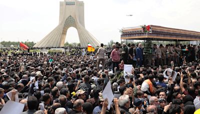 Iran Supreme Leader leads prayers at Raisi funeral as election looms