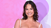 Lily James just wore a lime green, see-through corset dress