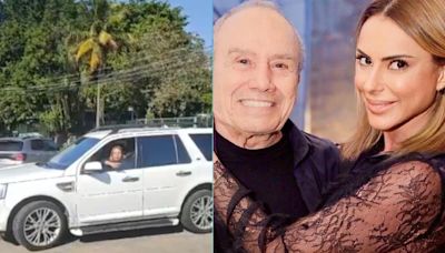 Stênio Garcia e a esposa, Mari Saade, se envolvem em acidente de trânsito