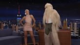 Doja Cat Dressed Jimmy Fallon in One of Her Dancers’ Coachella Hair Suits and It Looked Insane