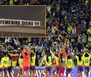 “Liga Femenina digna ya”, el mensaje que acompañó la clasificación de Colombia a la siguiente ronda del Mundial