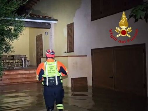 Grandmother and baby swept away as 'flood wave' hits holiday home in Italy's Pisa province