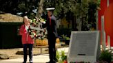 Fallen Heroes Memorial in San Mateo's Central Park