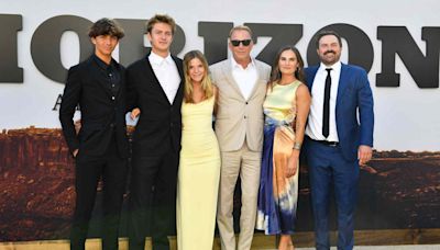 Kevin Costner Joined by 5 of His Kids at 'Horizon' L.A. Premiere: 'They're Watching Over Me' (Exclusive)