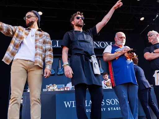 Thousands flock to BottleRock’s culinary stage for Bradley Cooper and Stephen Curry