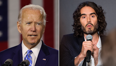 Russell Brand calls Biden’s resignation an ‘extraordinary masquerade’