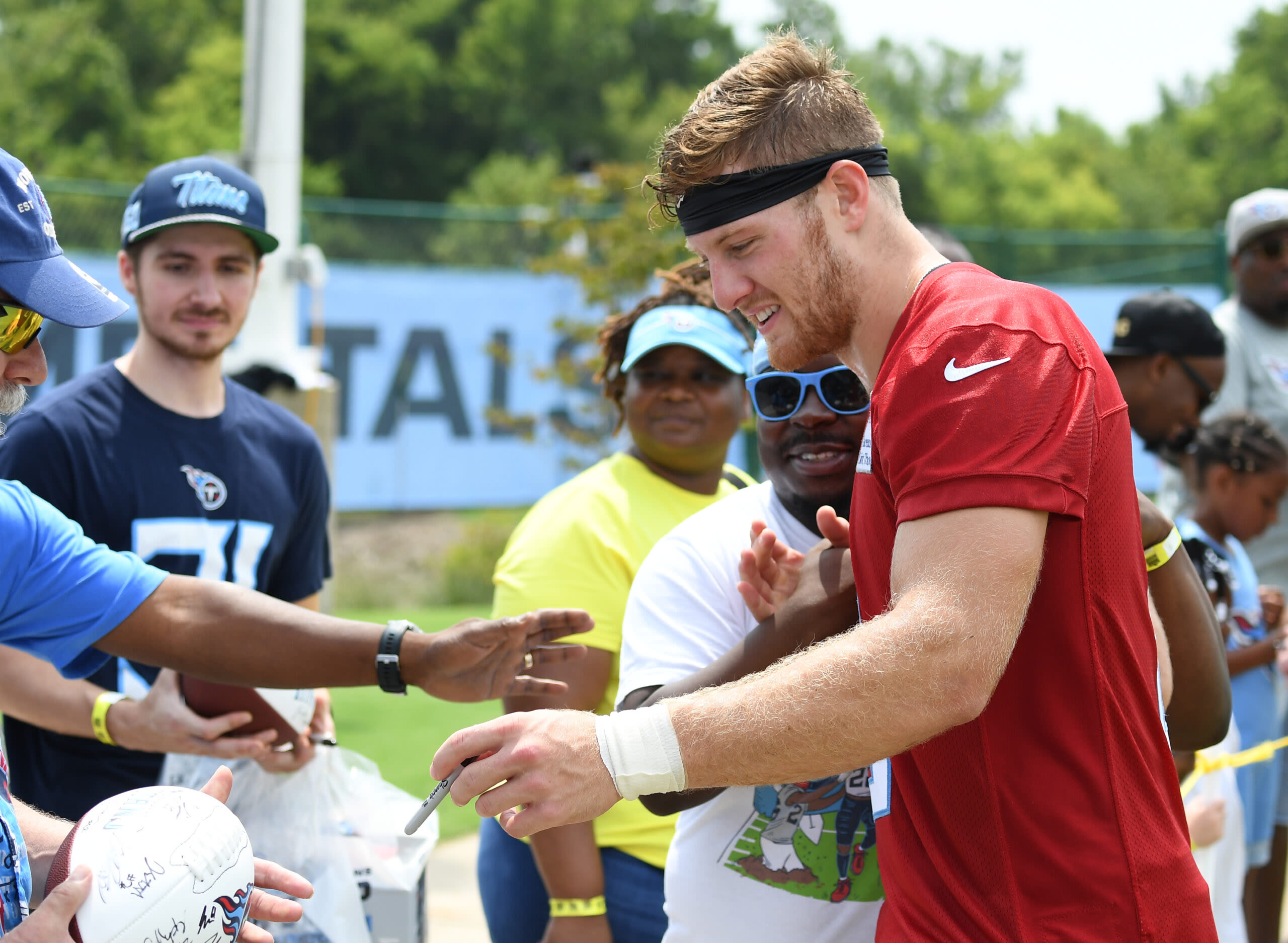 Titans announce date for first training camp practice open to fans