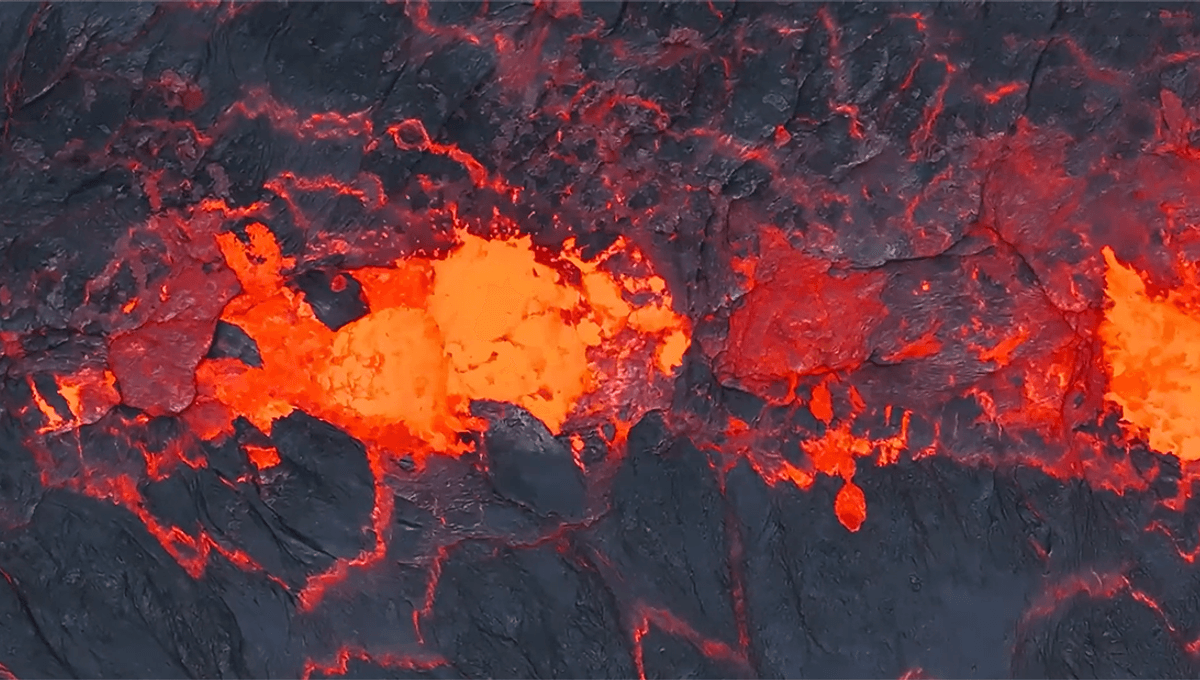 Watch Iceland's Lava Bubble And Spray In Mesmerizing Volcanic Video