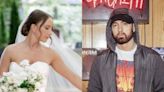 Se casó la hija de Eminem: el impactante look del rapero en la boda
