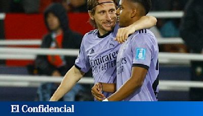 El cachete a Rodrygo se lo da 'papá' Modric por liarla antes de la final de la Champions