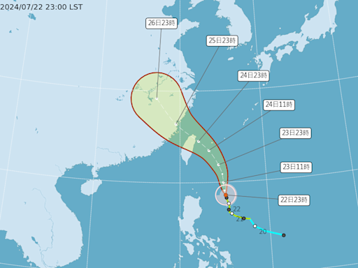 凱米變中颱23:30發布海警 氣象署最新說明、颱風即時動態｜不斷更新