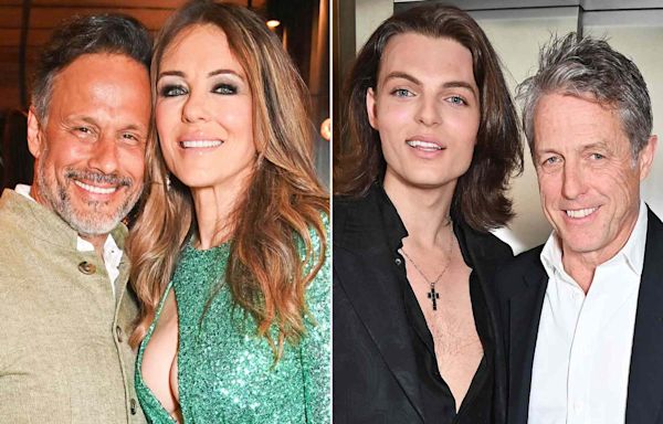 Elizabeth Hurley’s Exes Hugh Grant and Arun Nayar Support Her and Son Damian at Film Premiere