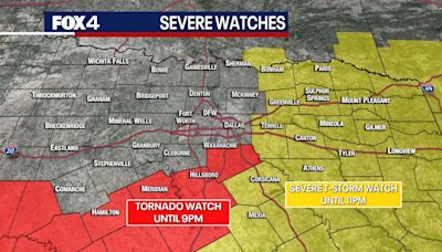 Dallas Weather: Tornado Watch canceled for majority of North Texas