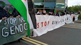 Palestinian protesters blockade Edinburgh arms factory over links to Israel