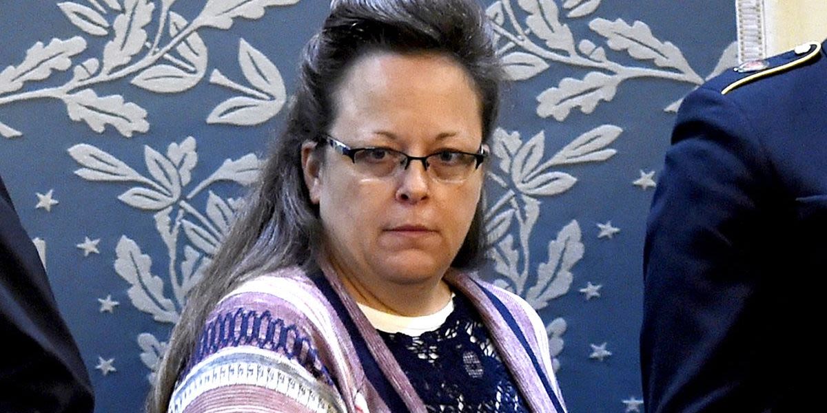 Kim Davis is trying to get marriage equality overturned by the Supreme Court