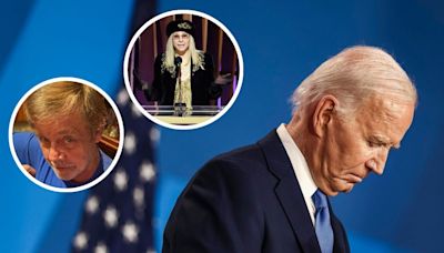 Famosos reaccionan a dimisión de Joe Biden