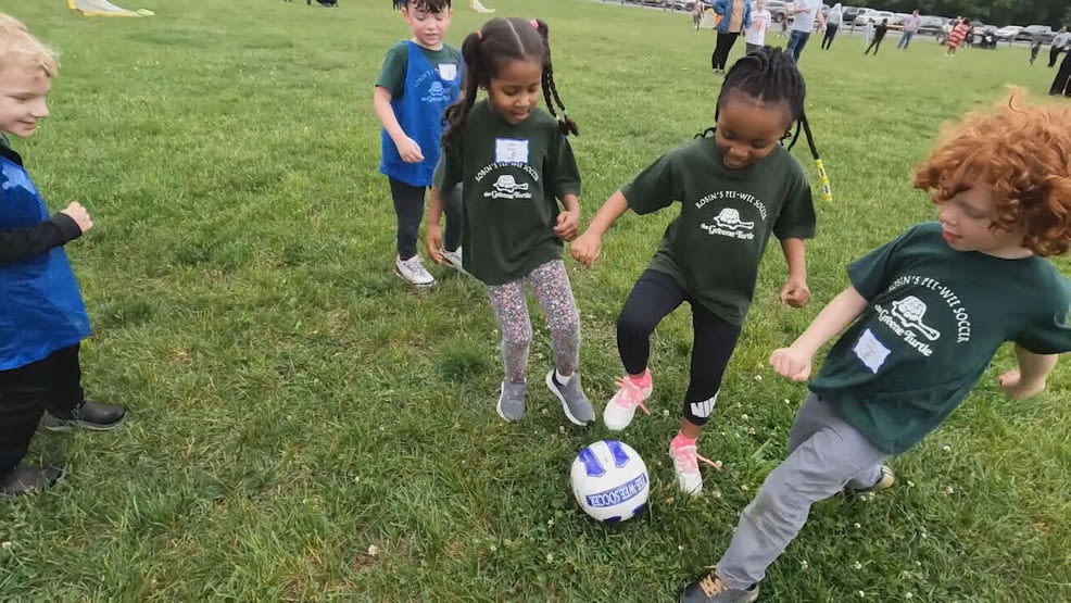 PHOTOS: Non-profit kids program Robin's Pee Wee Soccer holds very first game