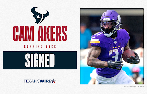 Texans to sign former Vikings RB Cam Akers