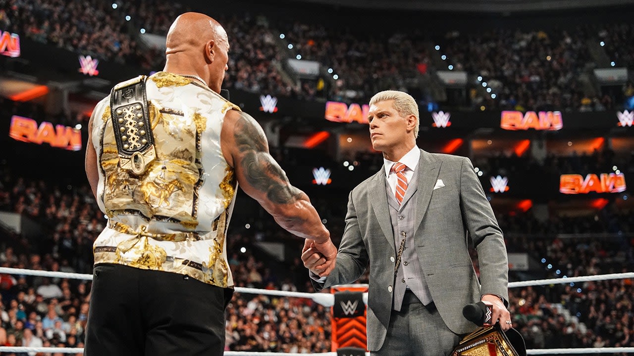 WWE champ Cody Rhodes dishes on The Rock's return, how WrestleMania 40 main event was shaping up