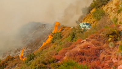 Bridge Fire in California's Angeles National Forest grows to 3,700 acres, evacuations and road closures in place