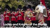 Charles and Camilla lead royal family at Order of the Garter celebrations