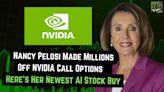 Nancy Pelosi Made Millions On NVIDIA Options - Here's Her Next AI Stock Play