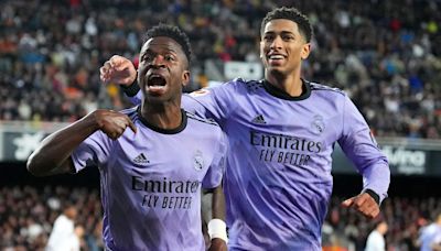 Vinicius Junior backed to win 2024 Ballon d'Or ahead of Jude Bellingham as England man is told area he lagged behind Real Madrid team-mate during 2023-24 season | Goal.com India
