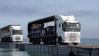 US-built pier in Gaza reconnected after repairs and aid will flow soon, US Central Command says