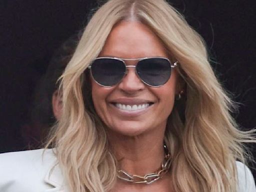 Sonia Kruger is all smiles as she leaves event