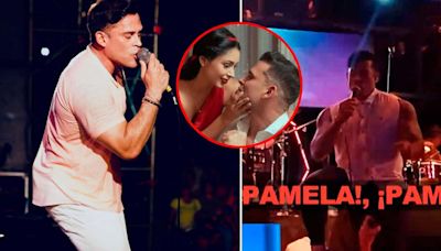 Domínguez pasa incómodo momento en concierto porque el público le gritaba ‘Pamela, Pamela’